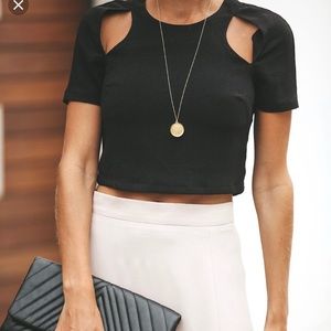 Vici Cut Out Crop Top
